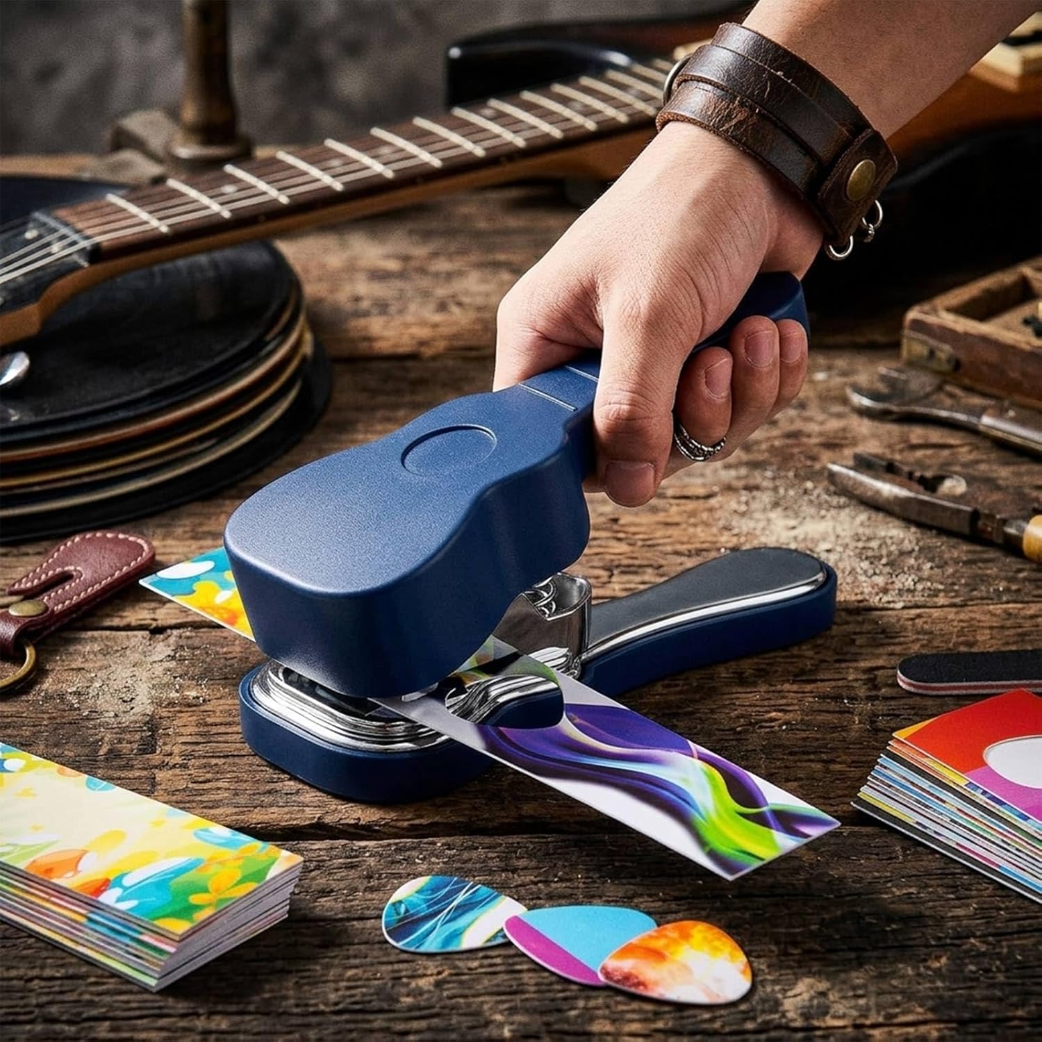 Fashion Guitar Pick Punch Kit, - đánh giá và giá Leather Tooling Kit