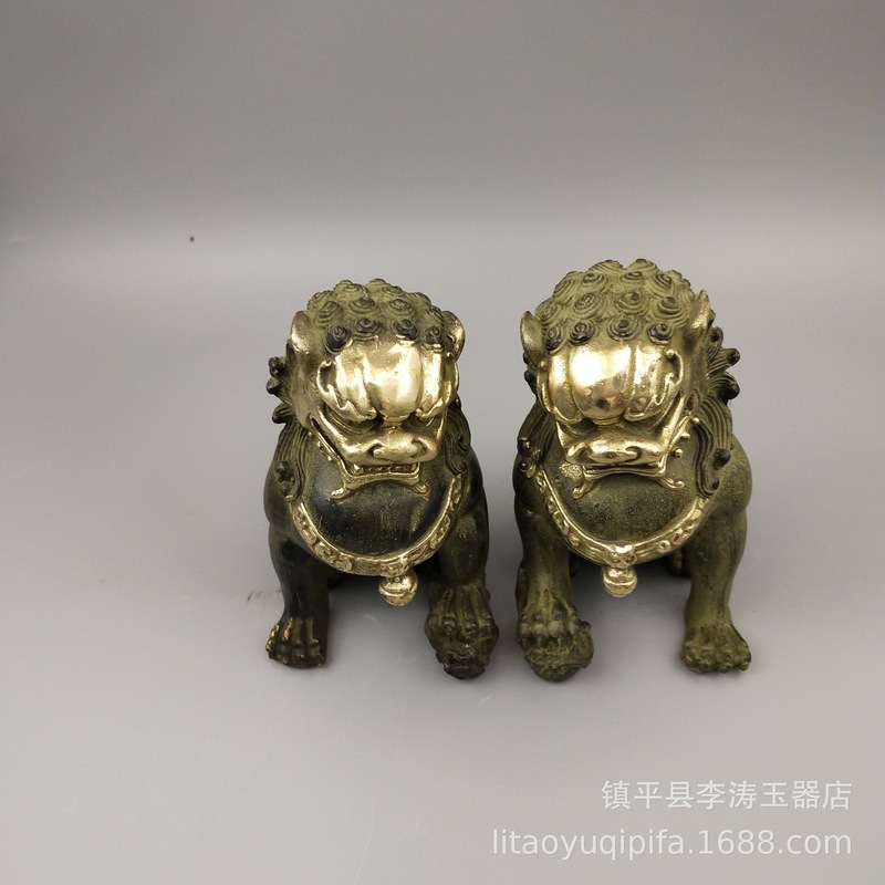 Brass double-eared copper bell - đánh giá và giá Art Craft Lion