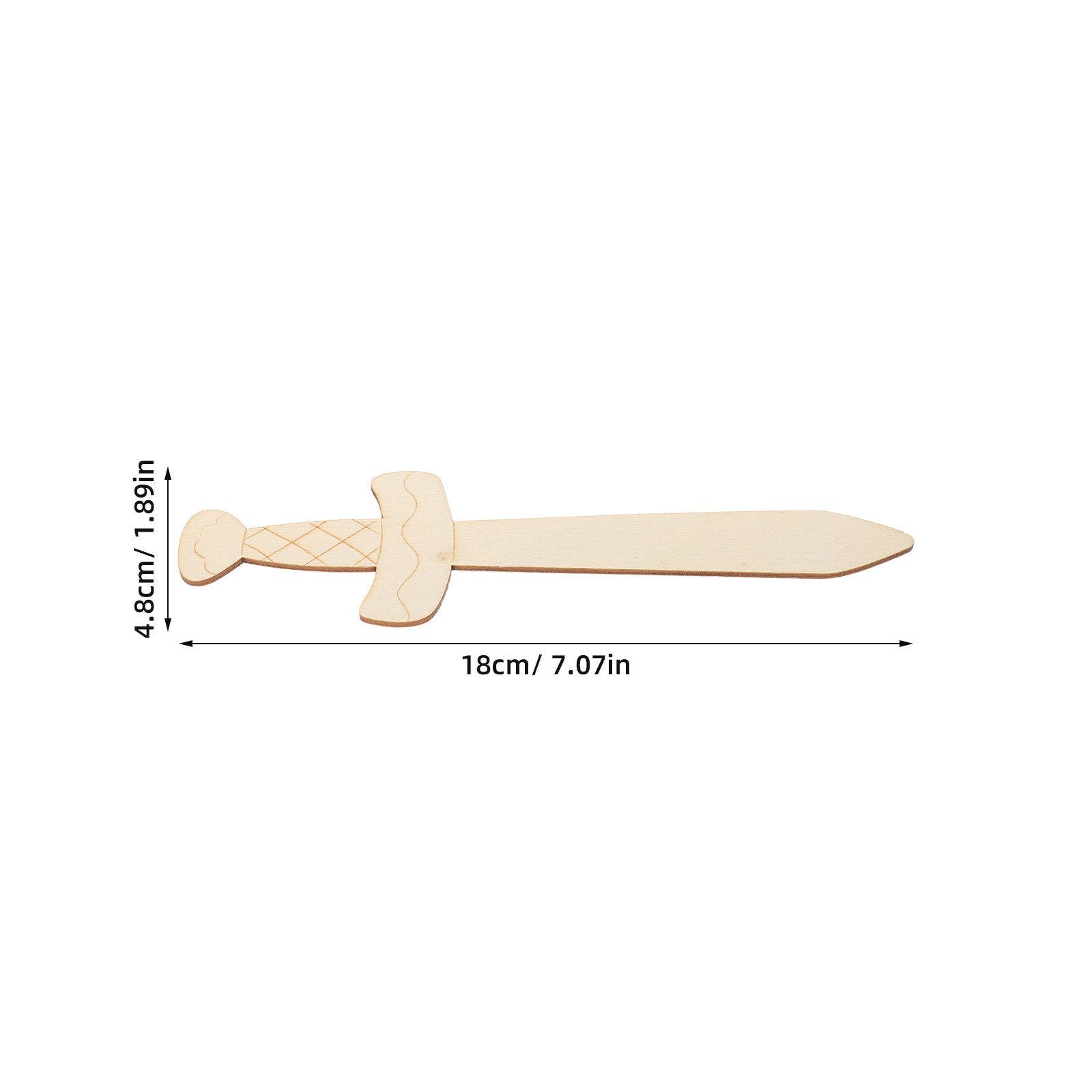 20Pcs Natural Wooden Swords Cr - đánh giá và giá Art Craft Kids